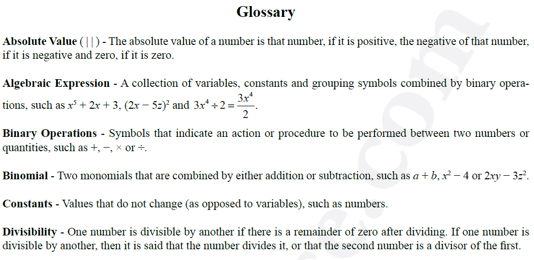 Glossary sample image