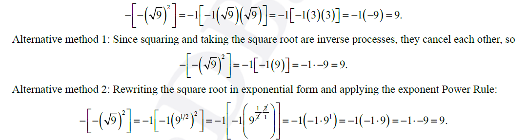 Solution with different methods