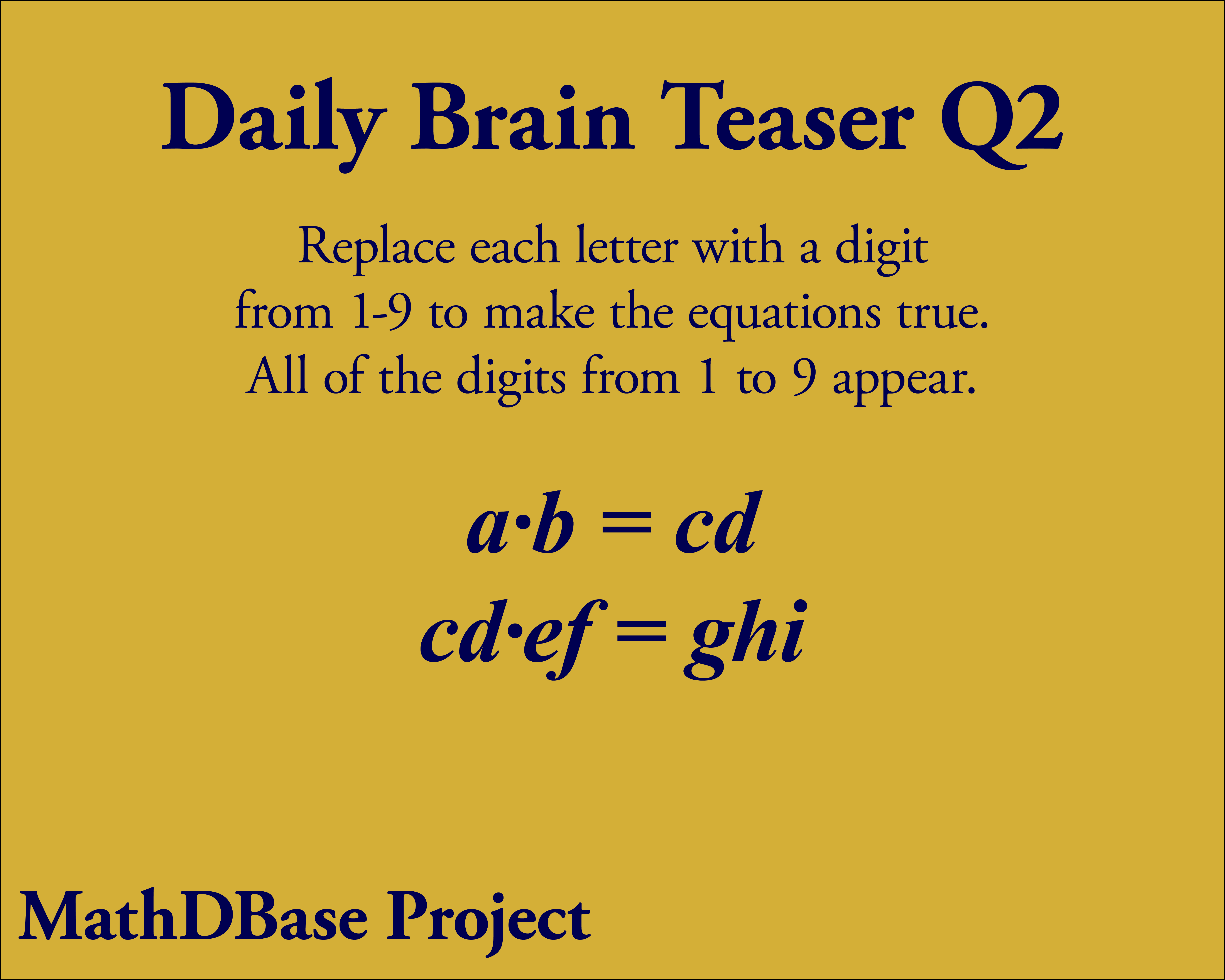 Daily Brain Teaser Q2