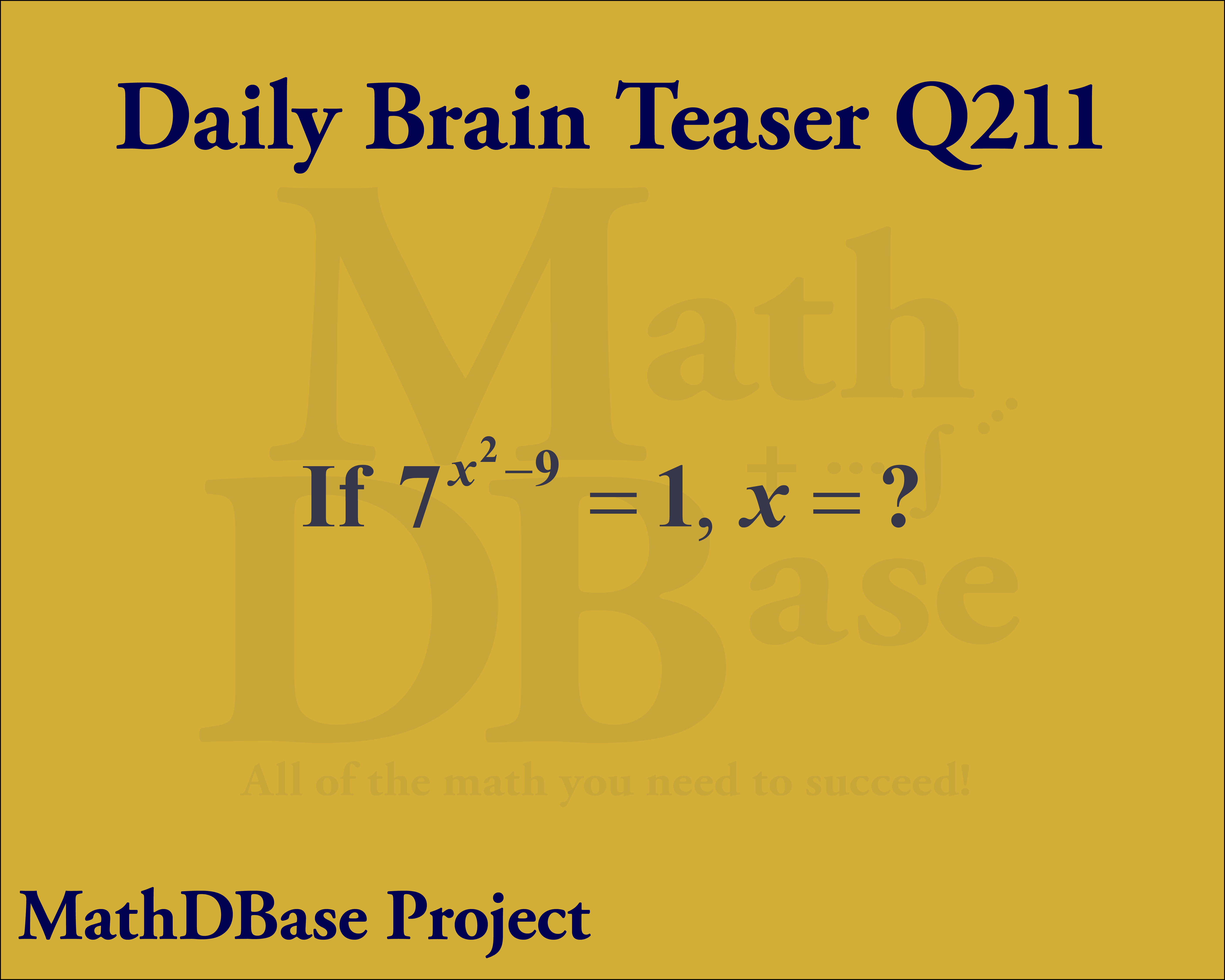 Daily Brain Teaser Q211 image