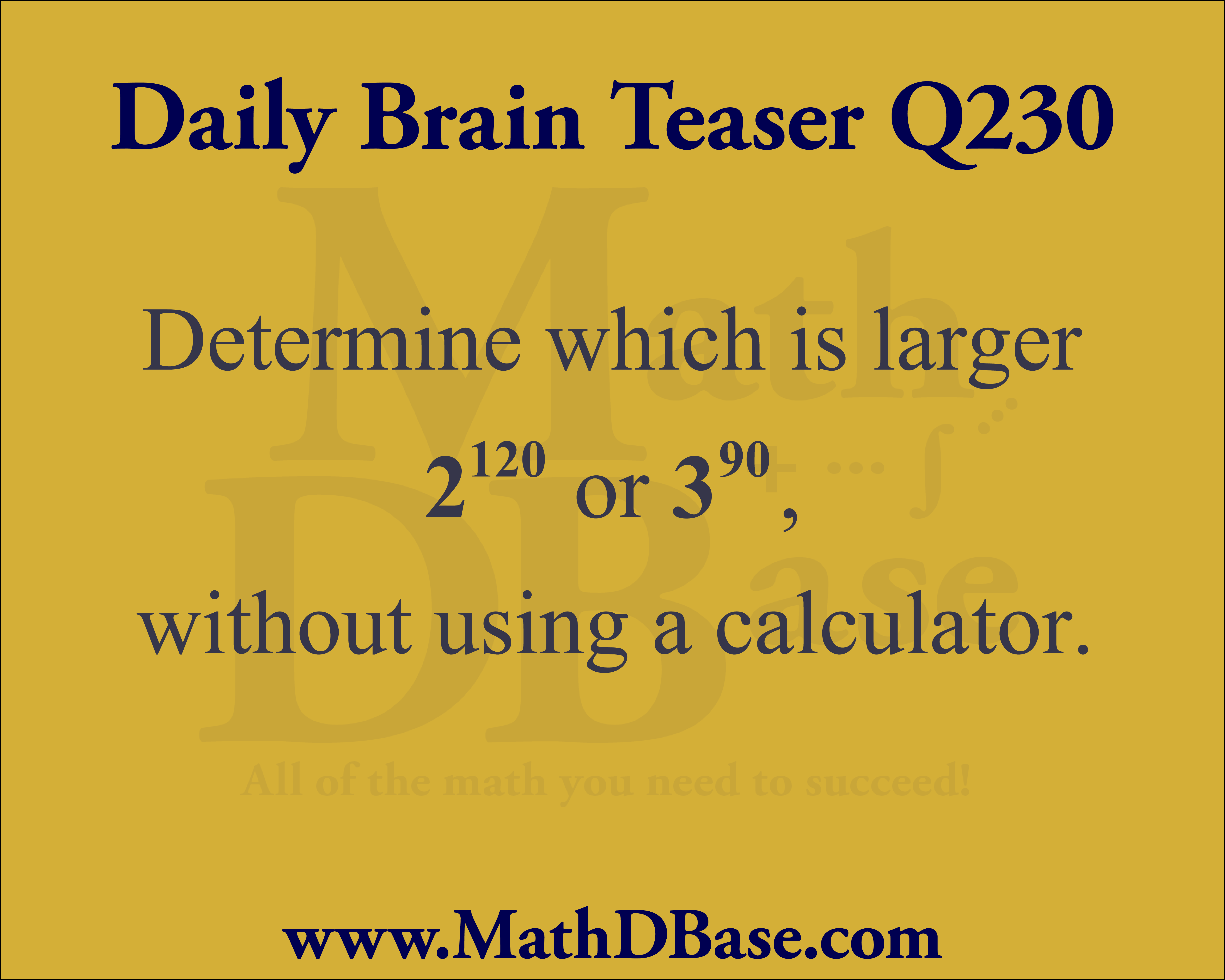 Daily Brain Teaser Q230 image