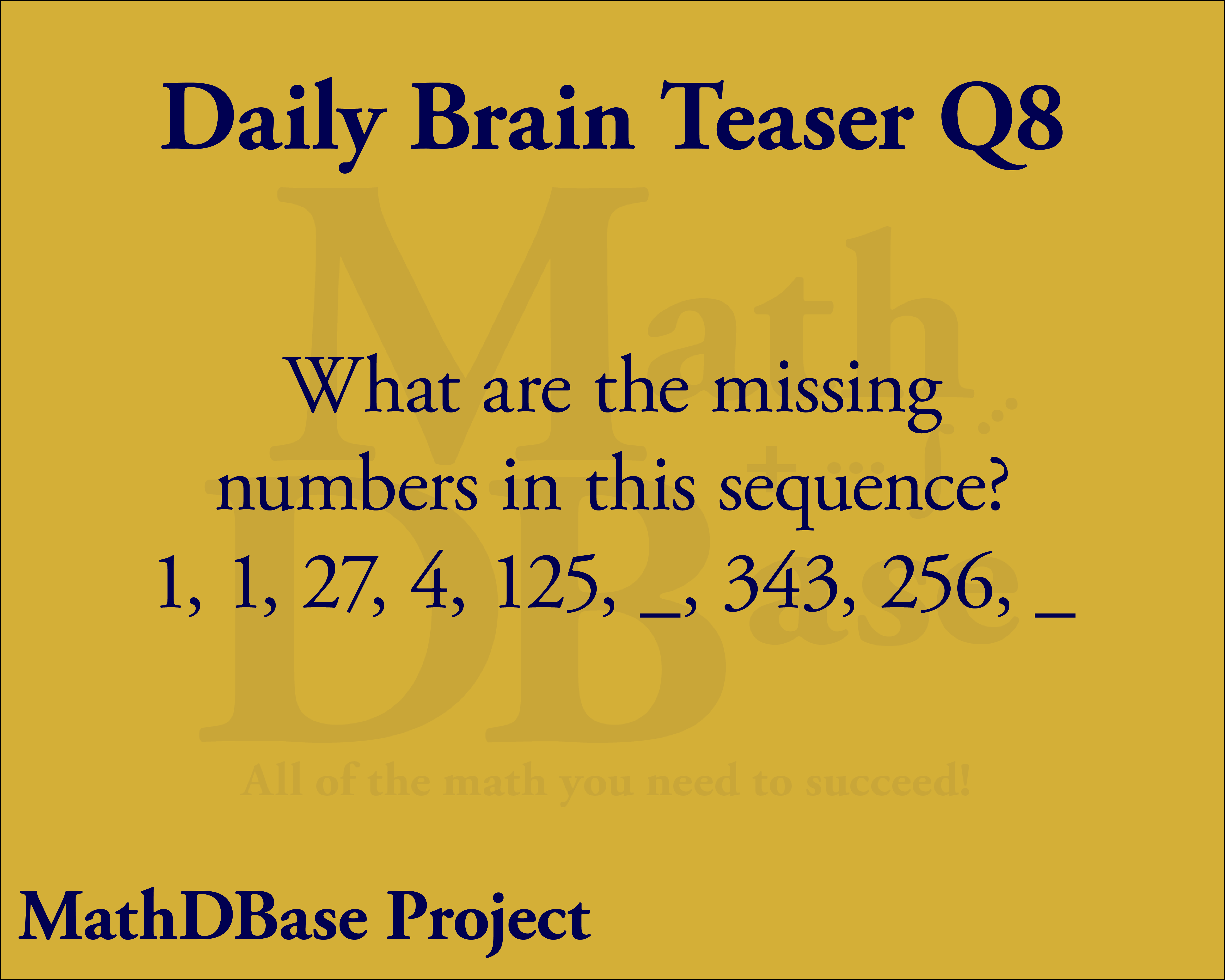 Daily Brain Teaser Q8 image